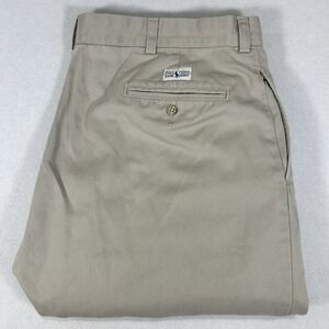 Polo Ralph Lauren Hammond Pants Mens 40x32 Beige 100% Cotton Casual Preppy Chino